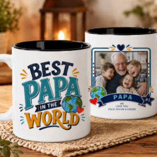 Beste Papa ter Wereld Foto Mok