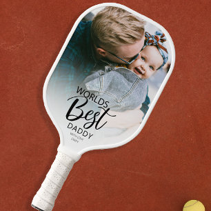 Beste Papa Ter Wereld   Foto Pickleball Paddle