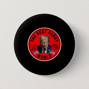 Beste Papa Ter Wereld Grappige Trump Ronde Button 5,7 Cm