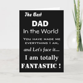 Beste Papa ter Wereld Grappige Vader Kaart