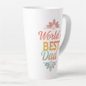 Beste Papa ter Wereld Grote Latte Mok (17oz) (Rechterhoek)