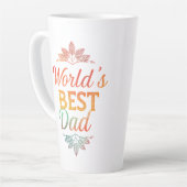 Beste Papa ter Wereld Grote Latte Mok (17oz) (Linkerhoek)