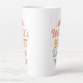 Beste Papa ter Wereld Grote Latte Mok (17oz) (Voorkant)