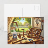 Beste papa ter wereld ,Happy Vaderdag Briefkaart (Voorkant / Achterkant)