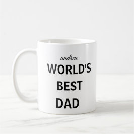 Beste Papa ter Wereld Persoonlijke naam Koffiemok