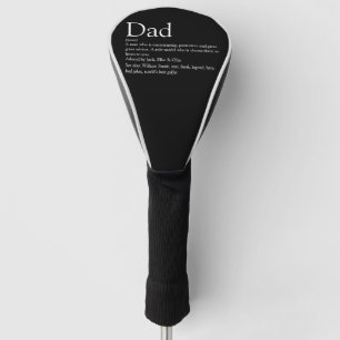 Beste Papa Ter Wereld Vader Definisie Pret Zwart Golfheadcover