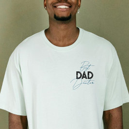 Beste papa trendy cadeau gepersonaliseerde naam va t-shirt