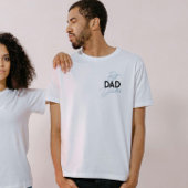 Beste papa trendy cadeau gepersonaliseerde naam va t-shirt
