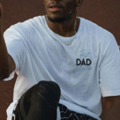 Beste papa trendy cadeau gepersonaliseerde naam va t-shirt