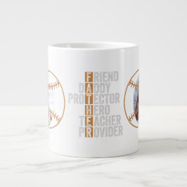 Beste Papa Vader Beschermer Held Leraar Verzorger Grote Koffiekop