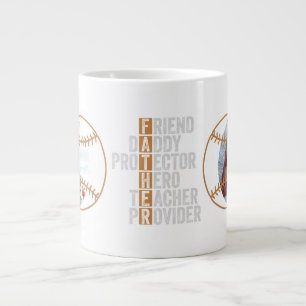 Beste Papa Vader Beschermer Held Leraar Verzorger Grote Koffiekop