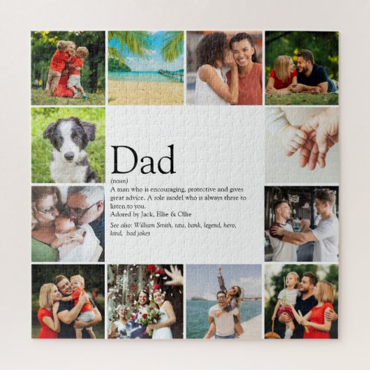 Beste Papa Vader Definitie 12 Foto Legpuzzel (Verticaal)