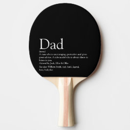 Beste Papa Vader Definitie Zwart Tafeltennisbatje