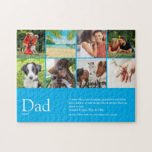 Beste Papa Vader Definition 6 Foto Hemelblauw Legpuzzel