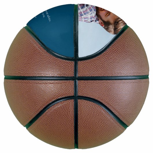 Beste Papa Vader Ooit Definitie Foto Blauw Basketbal (Rechts)