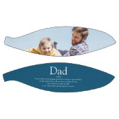 Beste Papa Vader Ooit Definitie Foto Blauw Basketbal (Panelen)