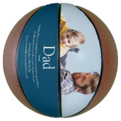 Beste Papa Vader Ooit Definitie Foto Blauw Basketbal (Verticaal)