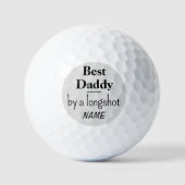 Beste Papa, Vader, Vaderdag Value 3 pakket Golfballen (Voorkant)
