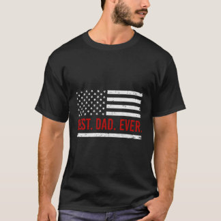Beste papa Vaderdag Beste papa ooit met ons Amerik T-shirt