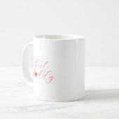 Beste Papa, Vaderdag Cadeau, Vader Koffiemok (Voorkant links)