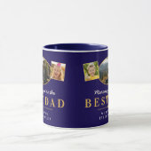 Beste papa Vaderdag cadeau van kinderen Foto  Mok (Midden)