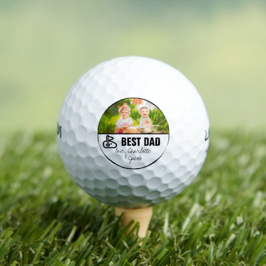 Beste Papa | Vaderdag Foto Golfballen (Insitu Shirt)