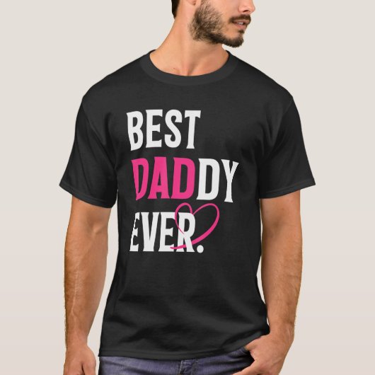Beste papa Vaderdag Mannen T-shirt (Voorkant)