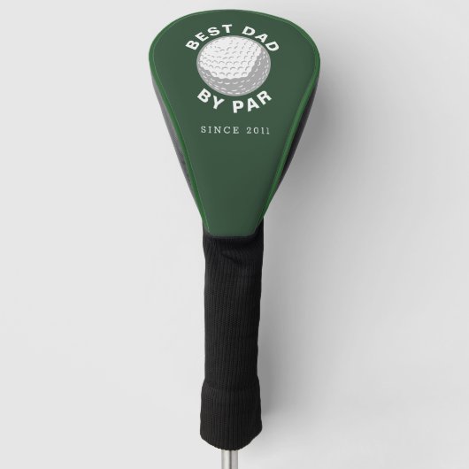 Beste Papa Vaders Dag Custom Modern Custom Golfheadcover (Voorkant)