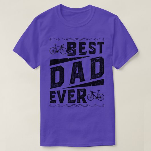 Beste papa vaders dag racefiets fietsen t-shirt (Design voorkant)