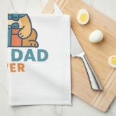 Beste papa van de hond ooit � Grappige vaderdag ho Theedoek (Quarter Fold)