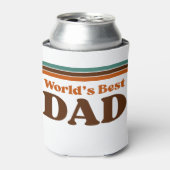 Beste Papa van de Wereld  Blikjeskoeler (Blikje Voorkant)