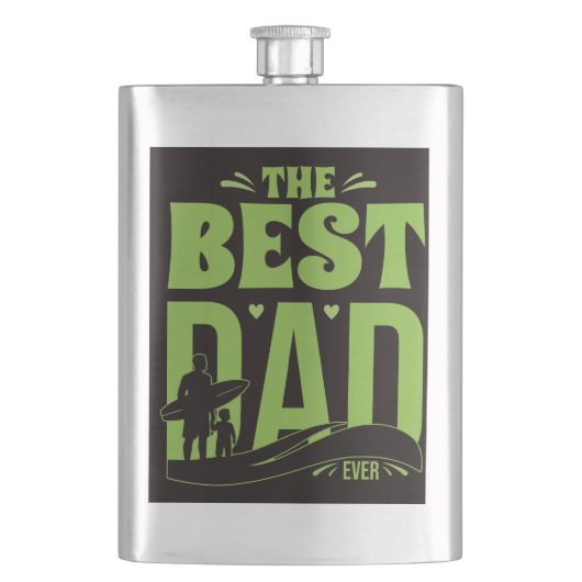 Beste Papa van de Wereld Flacon (Voorkant)