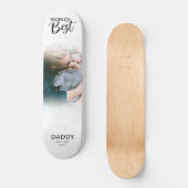 Beste Papa van de Wereld | Foto Persoonlijk Skateboard (Voorkant)