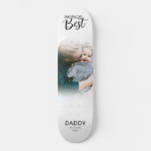 Beste Papa van de Wereld | Foto Persoonlijk Skateboard (Voorkant)