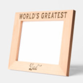 Beste Papa van de Wereld Gegraveerde Lijstjes (Links)