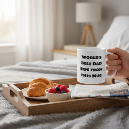 Beste Papa van de Wereld - Grappige Vaderdag Koffiemok
