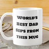 Beste Papa van de Wereld - Grappige Vaderdag Koffiemok