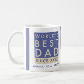 Beste papa van de wereld koffiemok (Links)