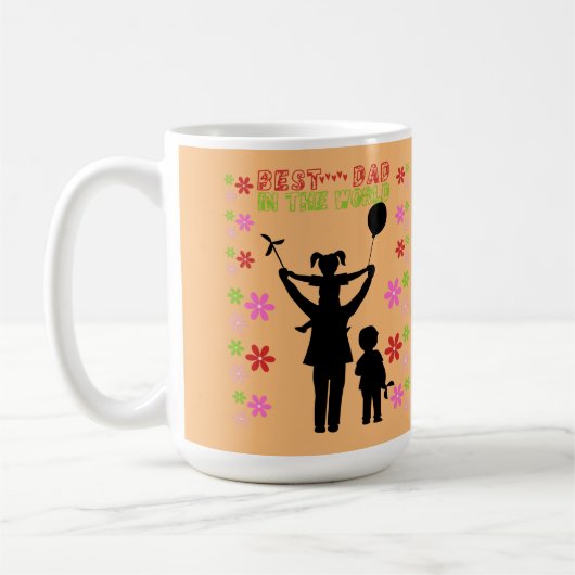Beste papa van de wereld koffiemok (Links)