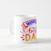 Beste Papa van de Wereld Koffiemok (Voorkant links)