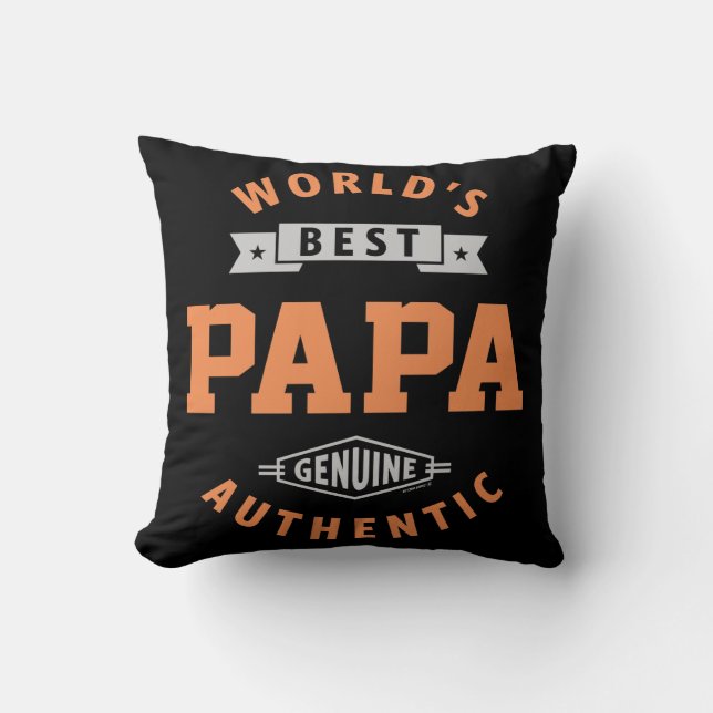 Beste Papa van de wereld Kussen (Voorkant)