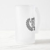 Beste Papa van de Wereld  Matglas Bierpul (Voorkant rechts)