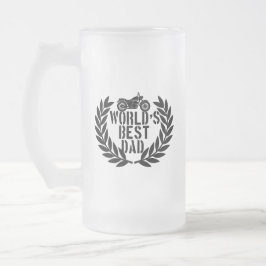Beste Papa van de Wereld Matglas Bierpul