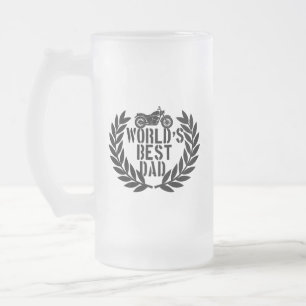 Beste Papa van de Wereld  Matglas Bierpul