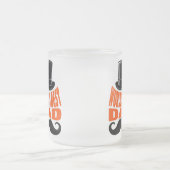 Beste papa van de wereld matglas koffiemok (Center)