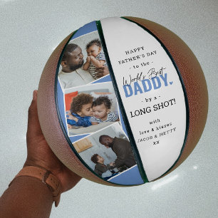 'Beste Papa van de Wereld' op grote afstand! Basketbal