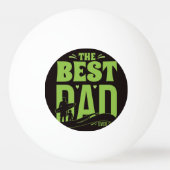 Beste Papa van de Wereld Pingpongbal (Achterkant)