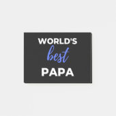 Beste Papa van de wereld Post-it® Notes (Voorkant)