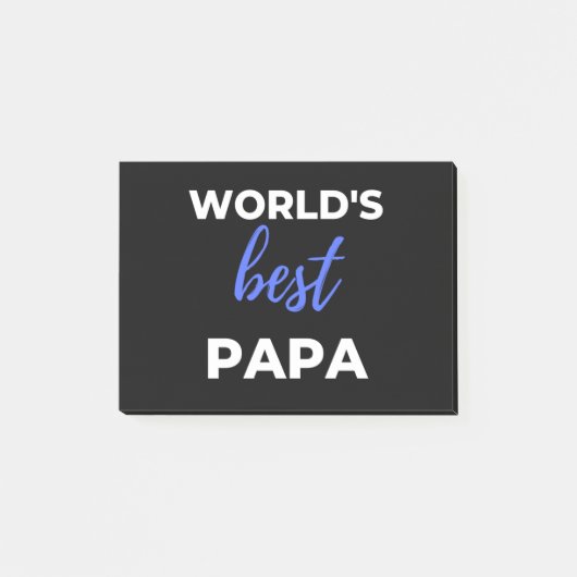 Beste Papa van de wereld Post-it® Notes (Voorkant)