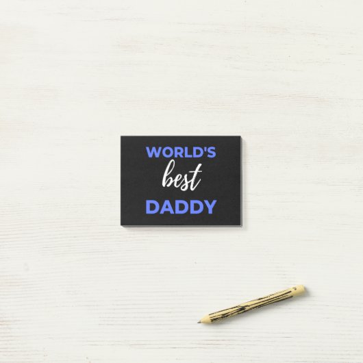 Beste Papa van de Wereld Post-it® Notes (Op bureau)